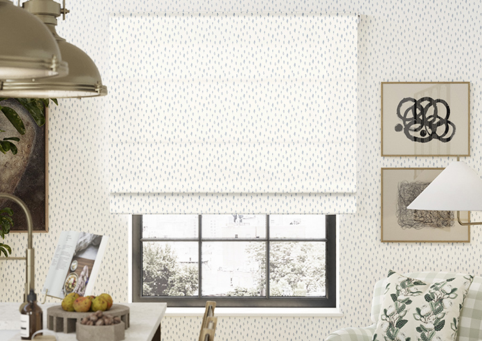 Rebecca, Raffs Blue - Twist&Fit Roman Blind - Image 3